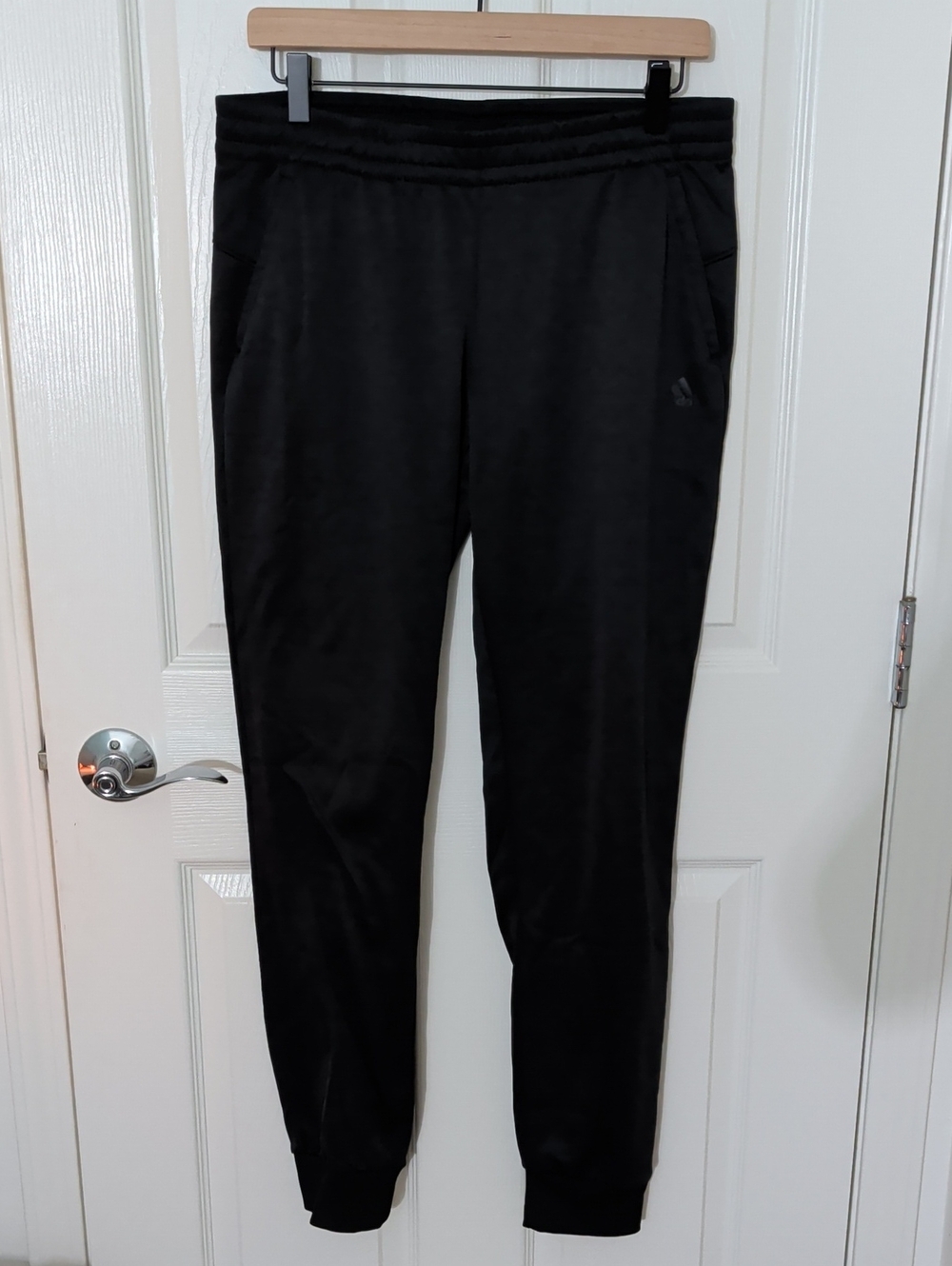 adidas Men's Black Slim Jogger Sweatpants